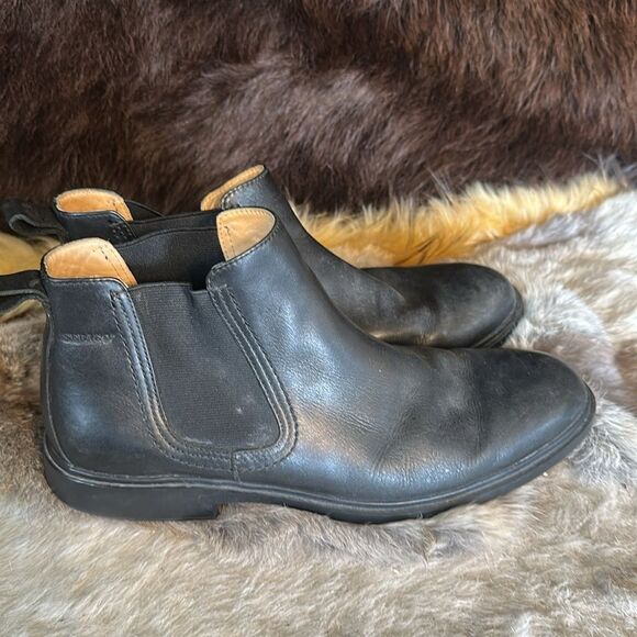 Sebago Classic Black Leather Men's Boots 10M (5225C) - Picture 2 of 6